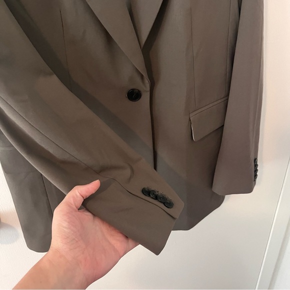 H&M Oversized Gray Women’s Blazer Size Small - Picture 5 of 10